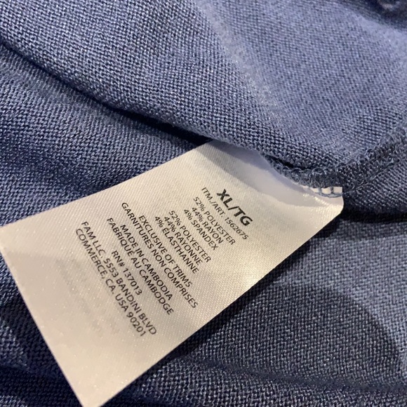 Banana Republic bluish grey long sleeve crew neck top - Picture 9 of 12